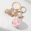 Marine Style Starfish Conch Arylic Unisex Bag Pendant Keychain