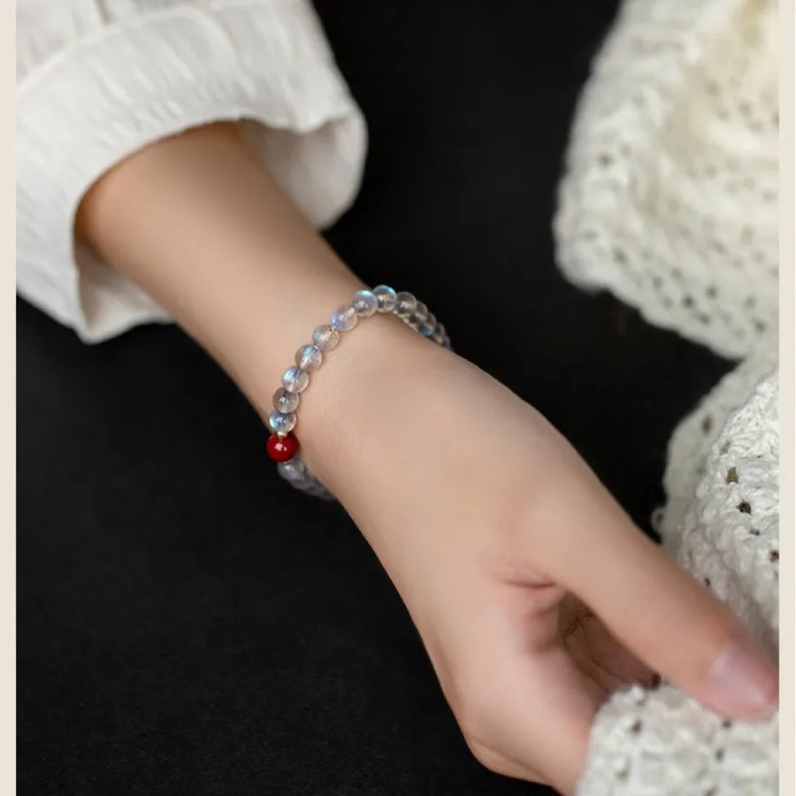 Freshwater Pearl Mixed materials Rose Quartz Beaded Bracelets