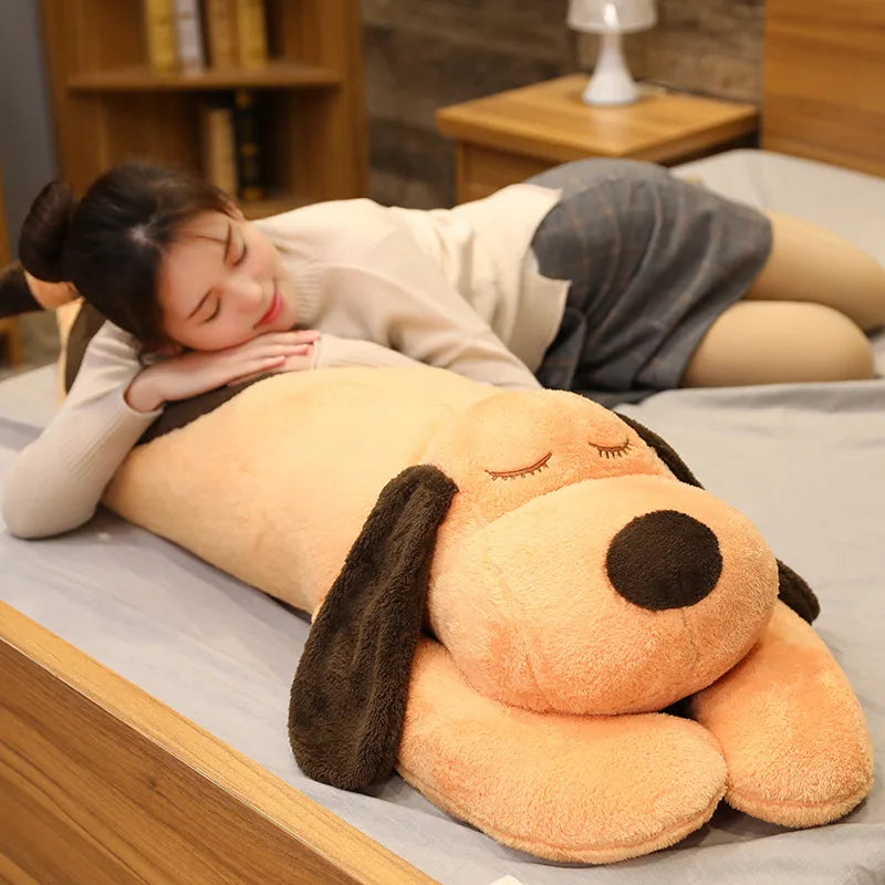 Lying Dog doll cute plush toy men and women sleeping pillow bed big doll pillow wholesale