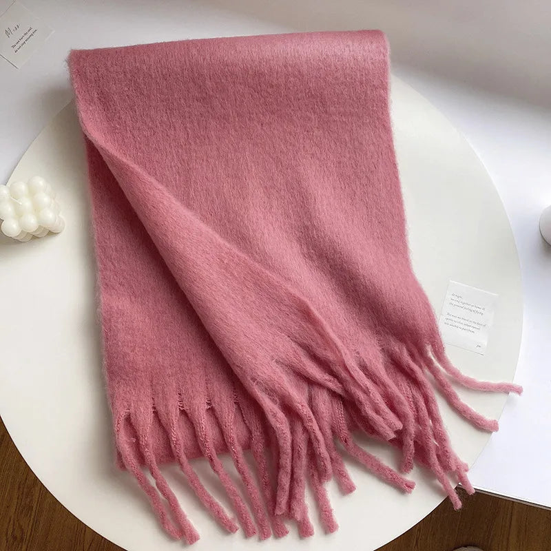 Unisex Casual Simple Style Classic Style Lattice Imitation cashmere Scarf