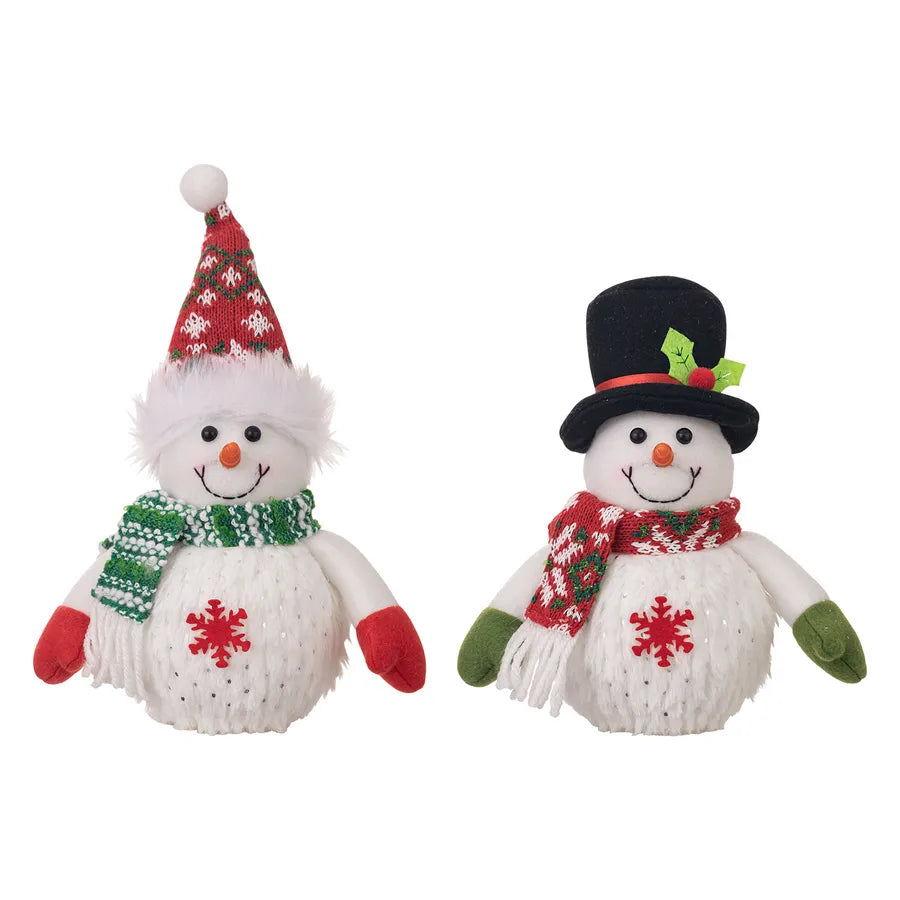 Christmas Cute Snowman Polyester Party Festival Ornaments