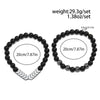 Hip-Hop Round natural stone Men's Bracelets Men Beaded Bracelets