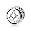 1 Piece 925 Sterling Silver Geometric Round Jewelry Accessories
