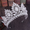 fashion oval crown alloy hollow out inlay rhinestones crown 1 piece