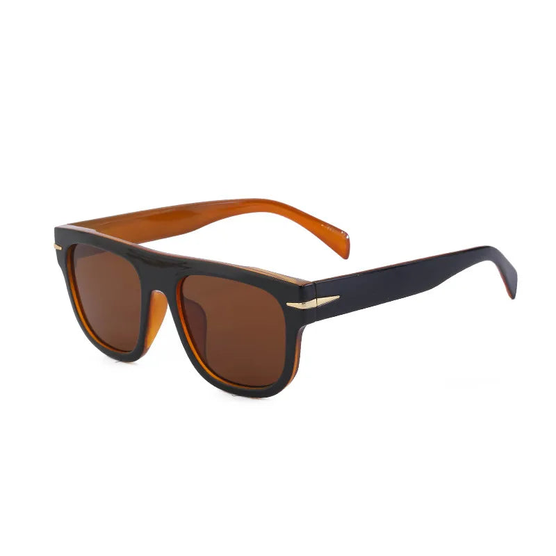 men's fashion geometric pc square sunglasses