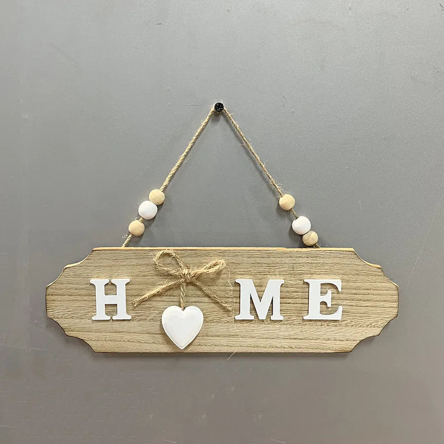 Simple Style Classic Style Letter Wood Listing Wall Art