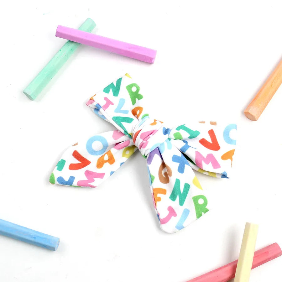 New Back-To-School Season Pencil Bow Hairpin Back-To-School Season Children's Hair Accessories Pencil Cotton Hair Accessories