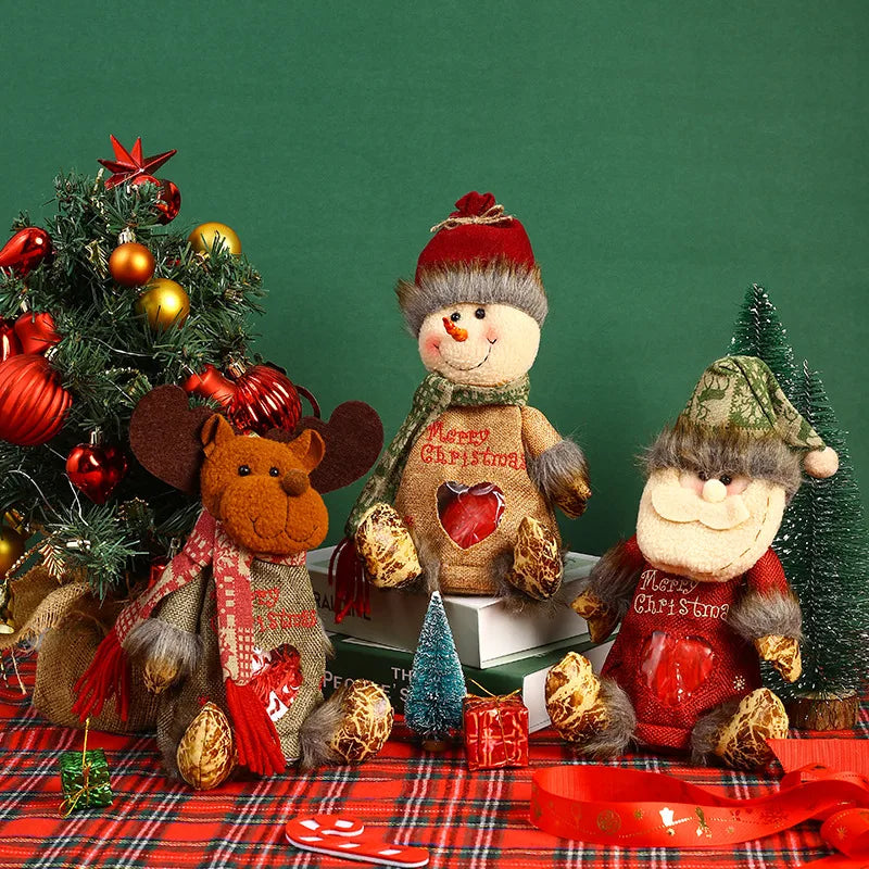 Christmas Cartoon Style Simple Style Color Block Holiday Festival Ornaments