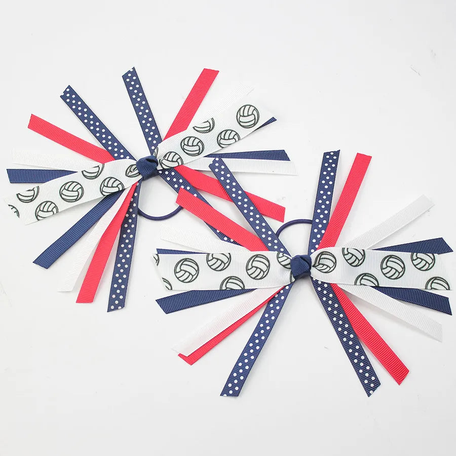 Europe and the United States New European Cup Stitching Hair Ring Fans Girl Handmade volleyball football printed head rope