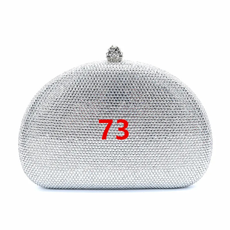 Evening bag   ladies evening bag party wedding export Diamond Crystal rhinavian bag  style
