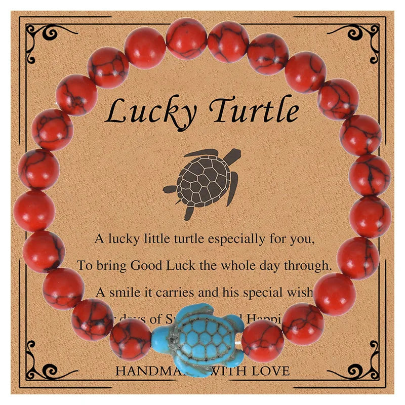 Casual Cute Tropical Tortoise natural stone Bracelets In Bulk
