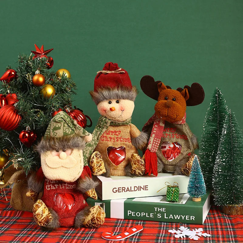 Christmas Cartoon Style Simple Style Color Block Holiday Festival Ornaments