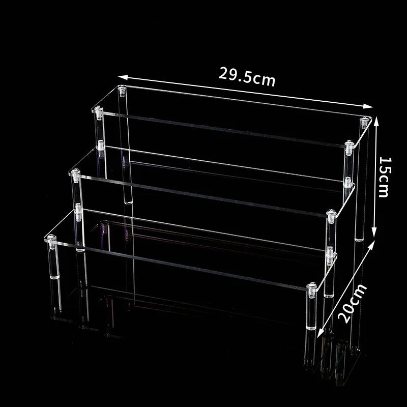 1 Piece Arylic Simple Style Transparent Jewelry Display