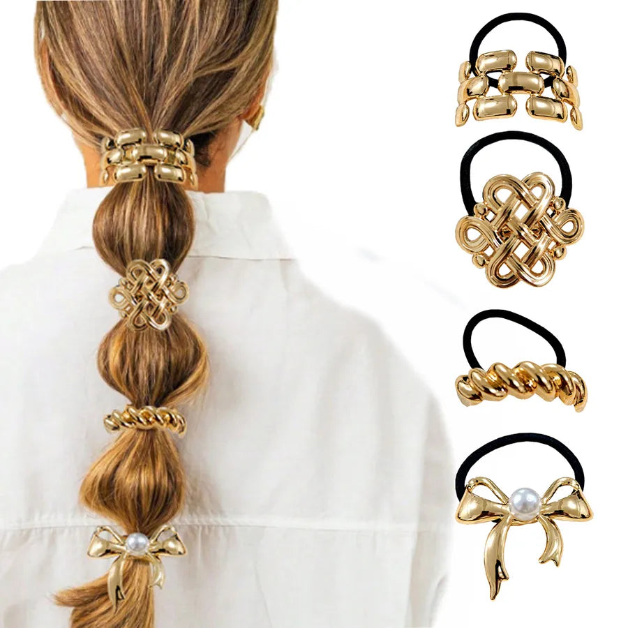 Vacation Streetwear Women's Scallop Starfish Alloy Plating Hair Tie