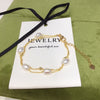 Zhuji Mountain Lake 5-6mm meter natural freshwater pearl bracelet 18K bag gold flash O chain adjustable bracelet