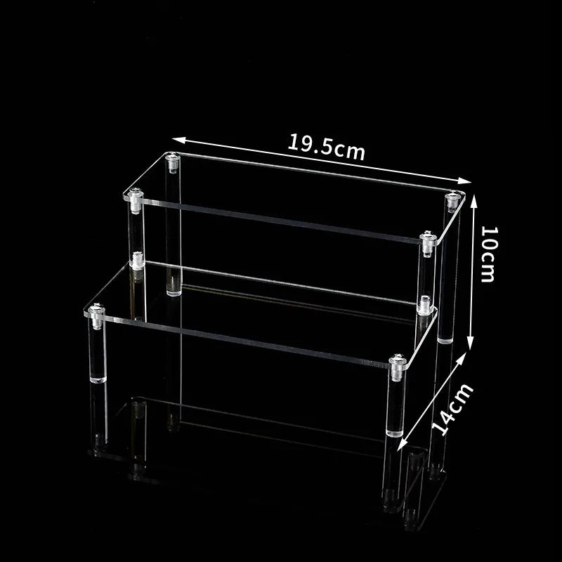 1 Piece Arylic Simple Style Transparent Jewelry Display