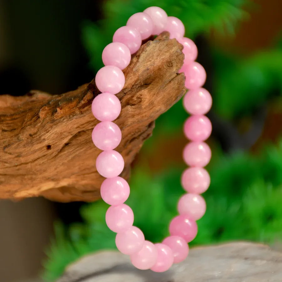 Modern Style Simple Style Round natural stone Beaded Chain Bracelets In Bulk