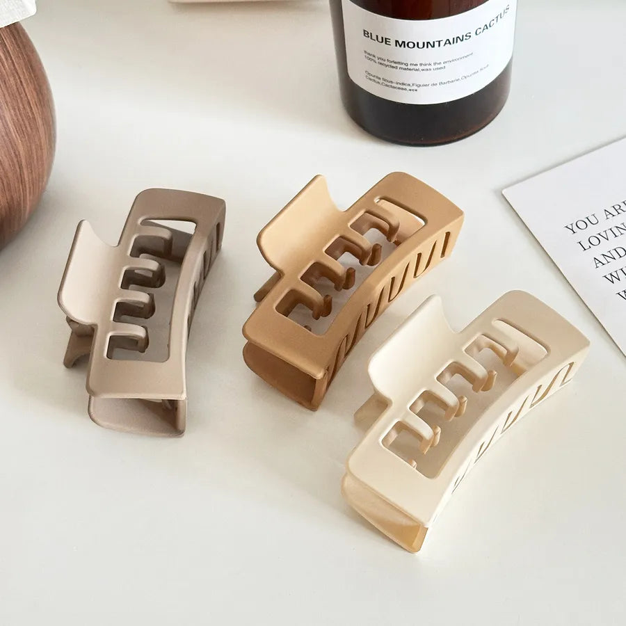 Women's Simple Style Geometric Plastic Resin Hair Claws