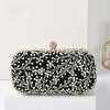 New Diamond-encrusted Evening Bag Pearl Handbag Handmade Beaded Light Luxury Banquet Diamond Bag Crossbody Shoulder Bag