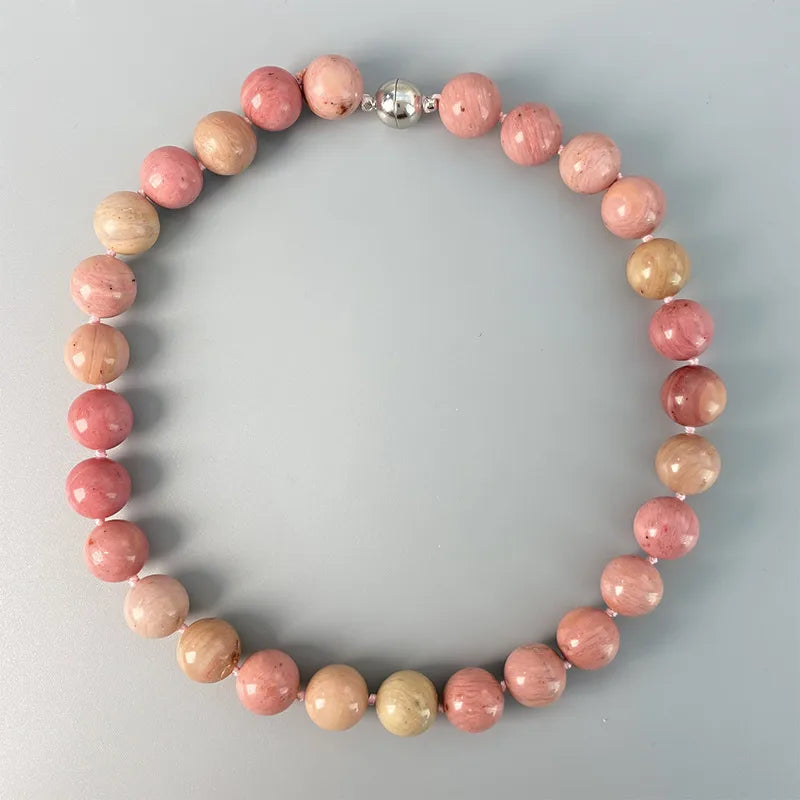Elegant Color Block natural stone Copper Necklace In Bulk