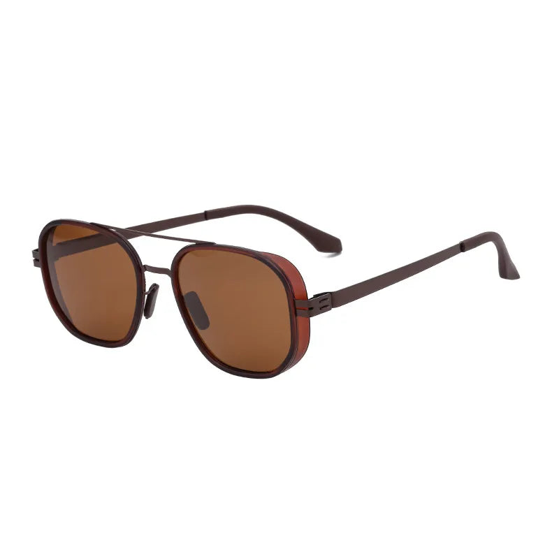 Streetwear Geometric Tac Oval Frame Full Frame Men's Sunglasses