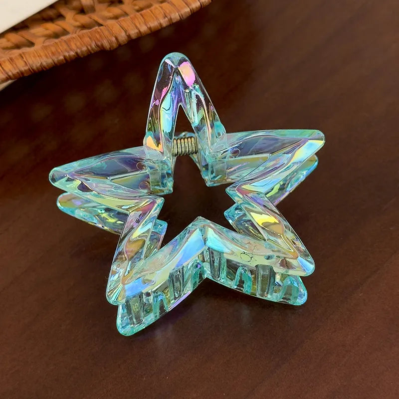 Elegant Simple Style Classic Style Women's Star Acrylic Pentagram Hair Claws