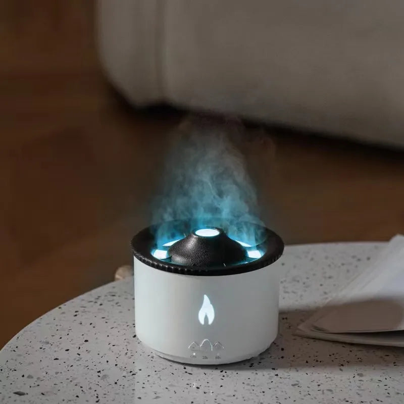 simulation flame aromatherapy machine humidifier household essential oil fragrance machine fragrance expander wholesale