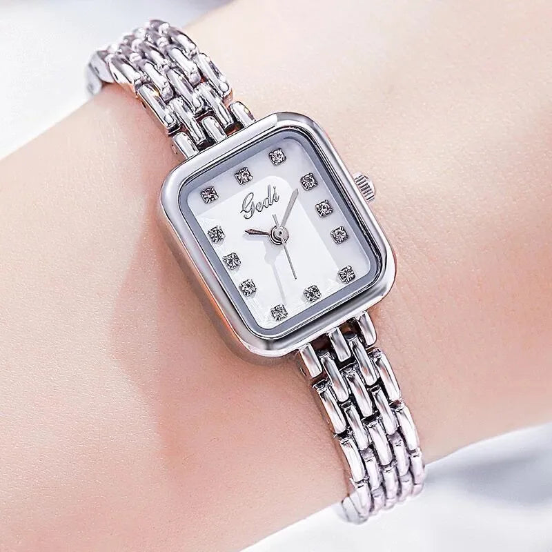 Elegant Streetwear Geometric Jewelry Buckle Quartz Watch Women's Watches