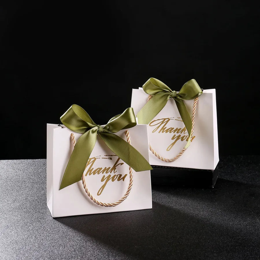 Wedding Letter Bow Knot Paper Holiday Wedding Party Gift Bags