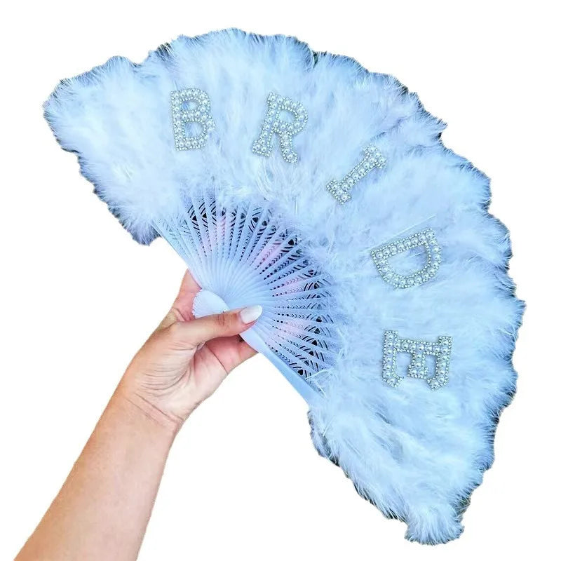 wedding season Elegant Wedding Streetwear Letter Feather Wedding Party