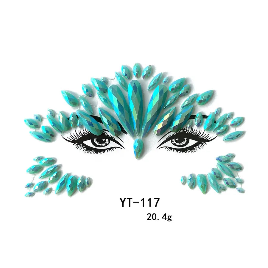 water droplets arylic tattoos & body art 1 piece