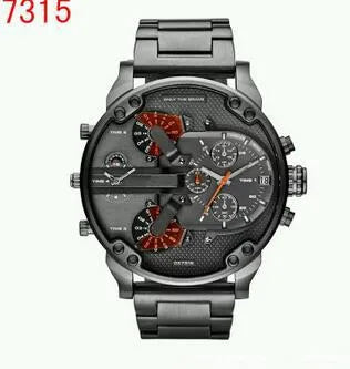 classic style commute color block single folding buckle quartz men's watches