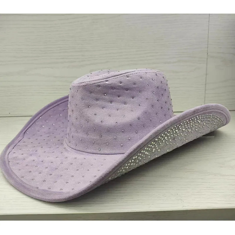Men's Retro Ethnic Style Solid Color Big Eaves Fedora Hat