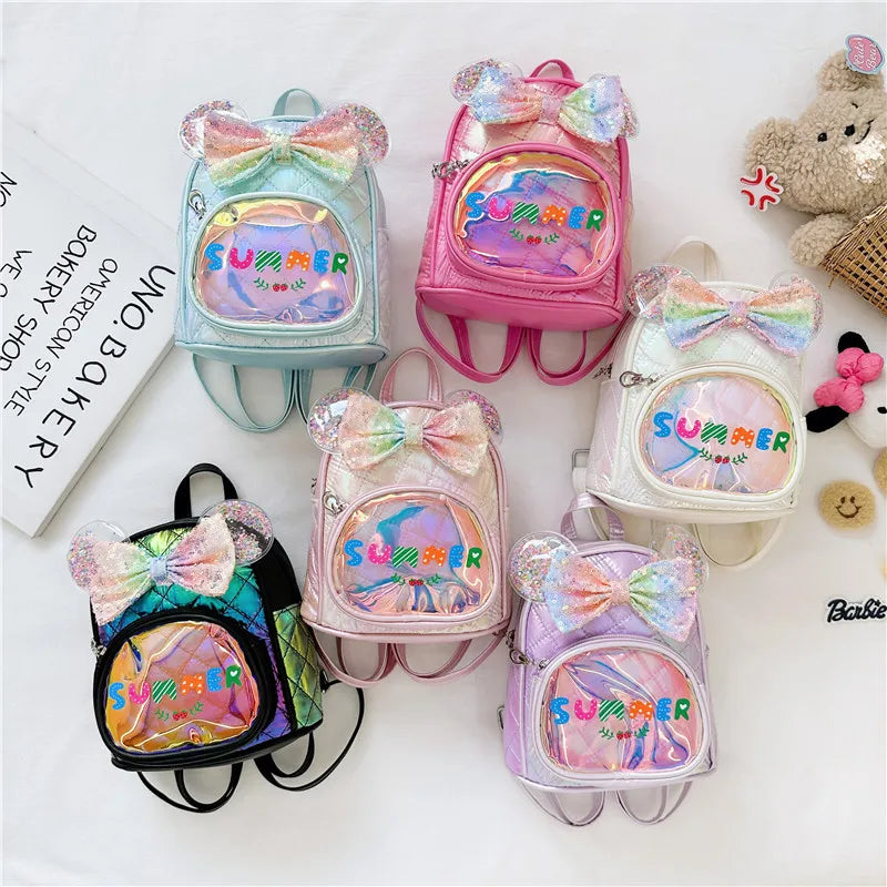 Solid Color Holiday School Kids Backpack