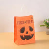 Halloween Party Handheld Kraft Paper Bag Ghost Pumpkin Bag Children's Candy Gift Packaging Cartoon Kraft Paper Bag