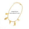 Wholesale Jewelry Elegant Simple Style Classic Style hat Pistol Playing Cards 201 Stainless Steel 304 Stainless Steel Paperclip Chain Pendant Necklace
