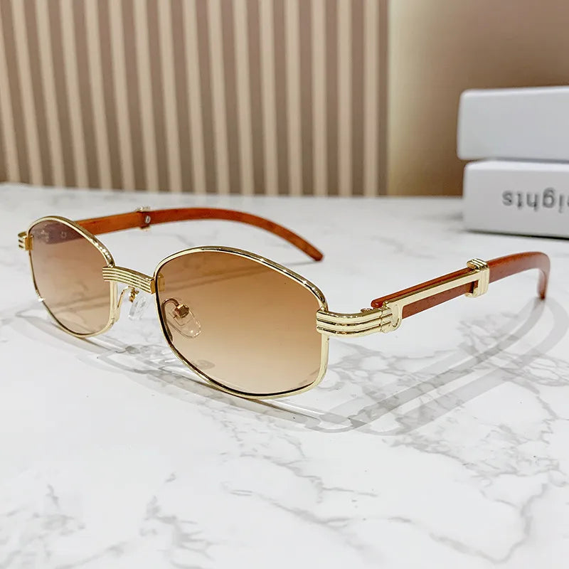 Basic Simple Style Geometric Ac Polygon Full Frame Women's Sunglasses