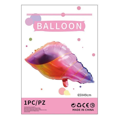 cartoon style cute animal mermaid aluminum film holiday party balloons