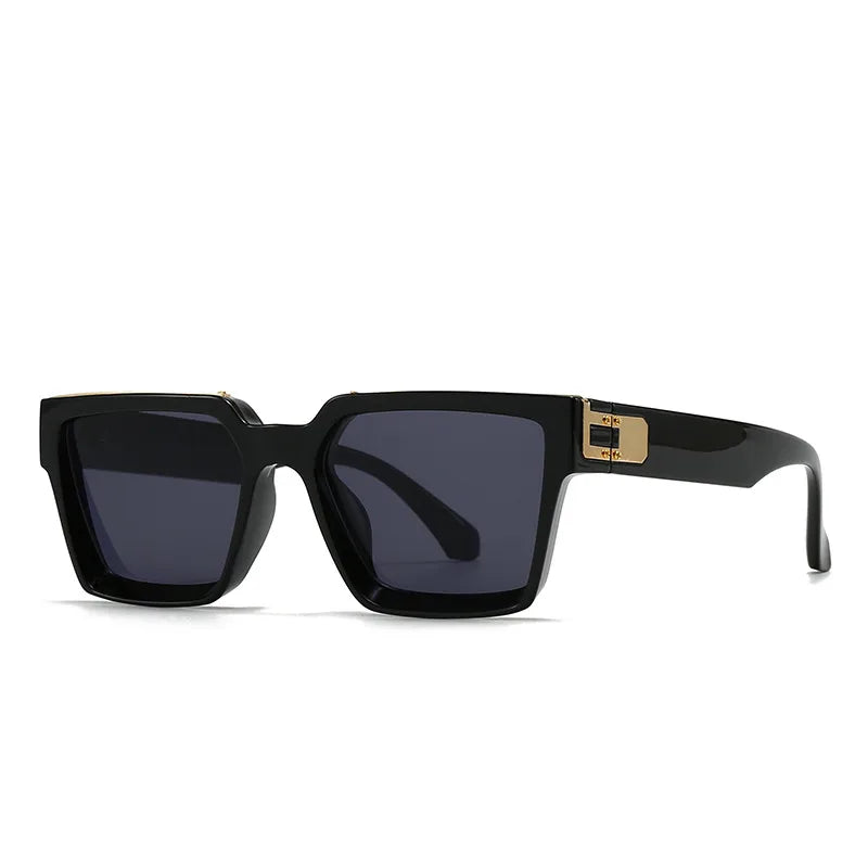 Basic Simple Style Solid Color Pc Square Full Frame Women's Sunglasses