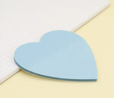 1 set solid color learning paper cute sticky note