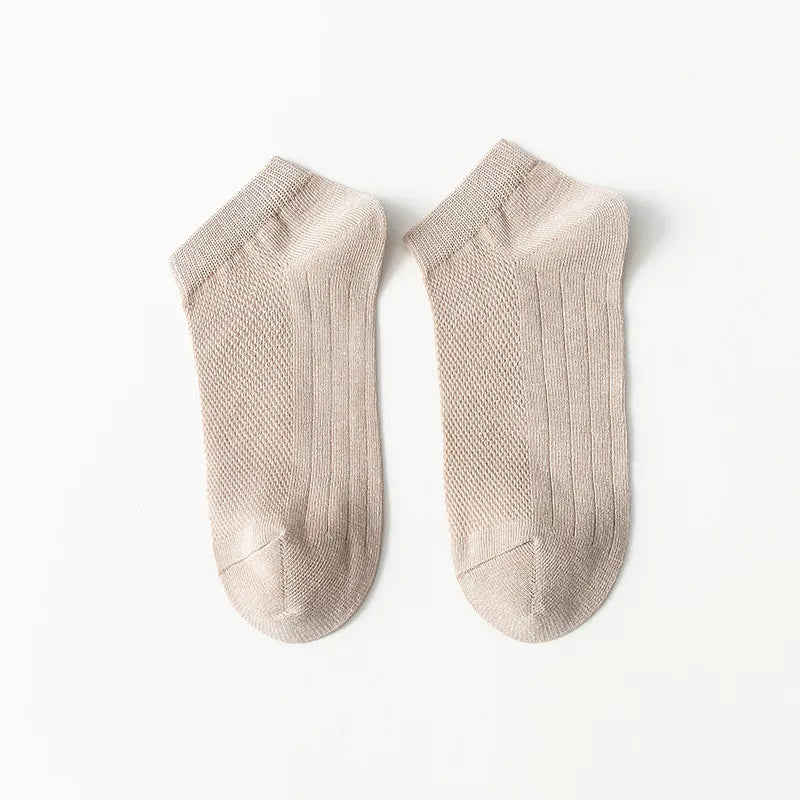 Socks Men's Short Socks Spring and Summer Low-Top Short Socks  Trendy Spring and Autumn Boat Socks Thin Sweat-Absorbing Breathable Men