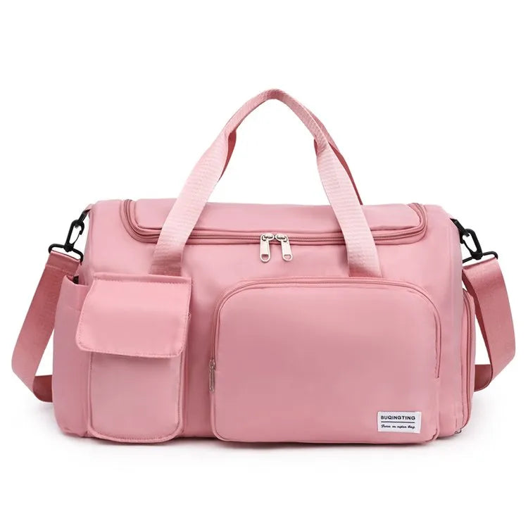 Unisex Classic Style Solid Color Oxford Cloth Travel Bags