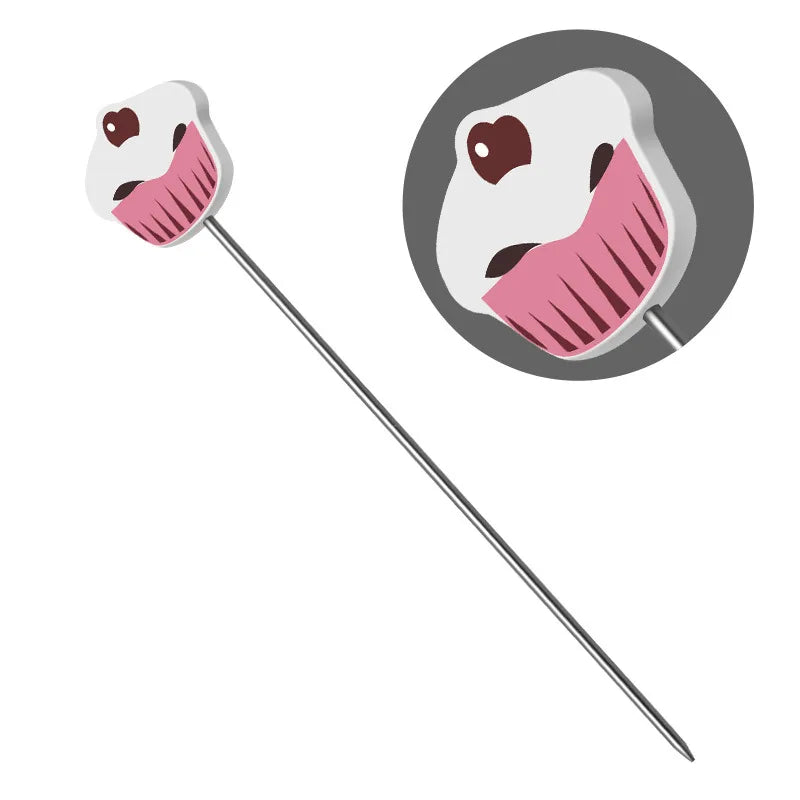 Casual Elegant Cake 304 Stainless Steel Silica Gel Cake testing probes 1 Piece