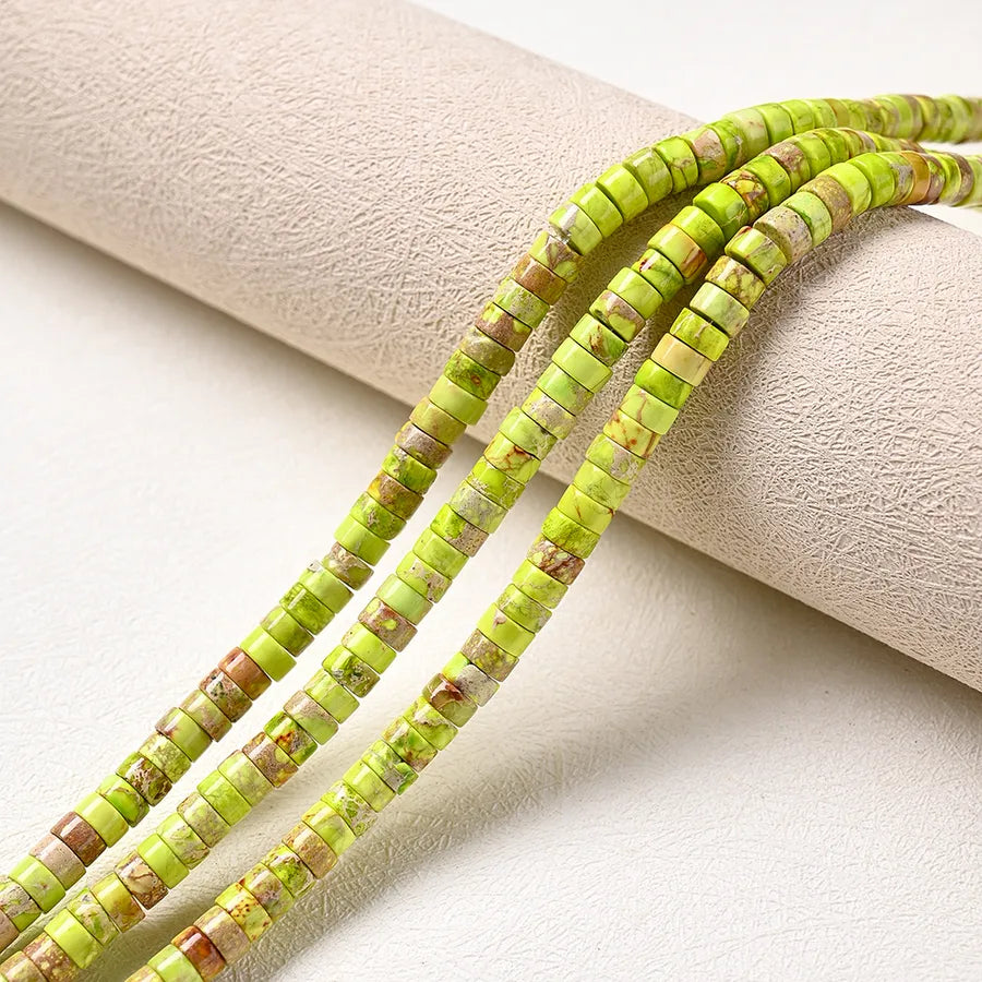 3 Strands / package Hole 1~1.9mm natural stone Imperial Jasper Irregular Colorful Waves Polished Beads