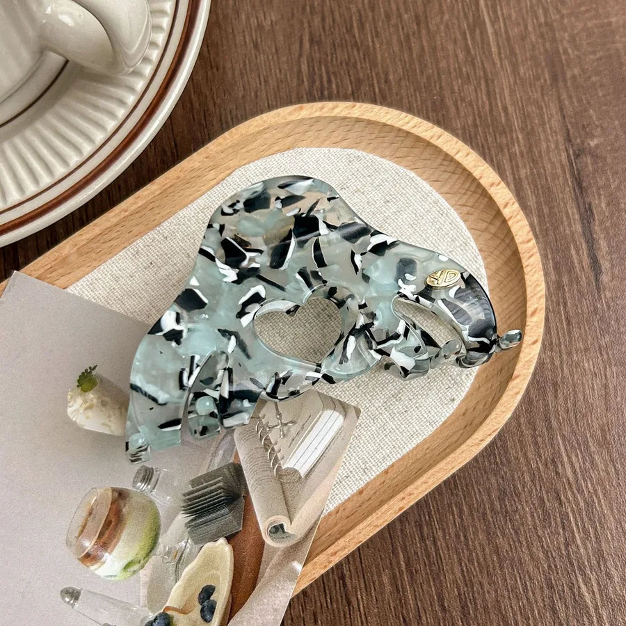 New Style Simple Acetate Hair Claw Women's Elegant Versatile Shark Bite Hair Accessories For Updo Hair Styling
