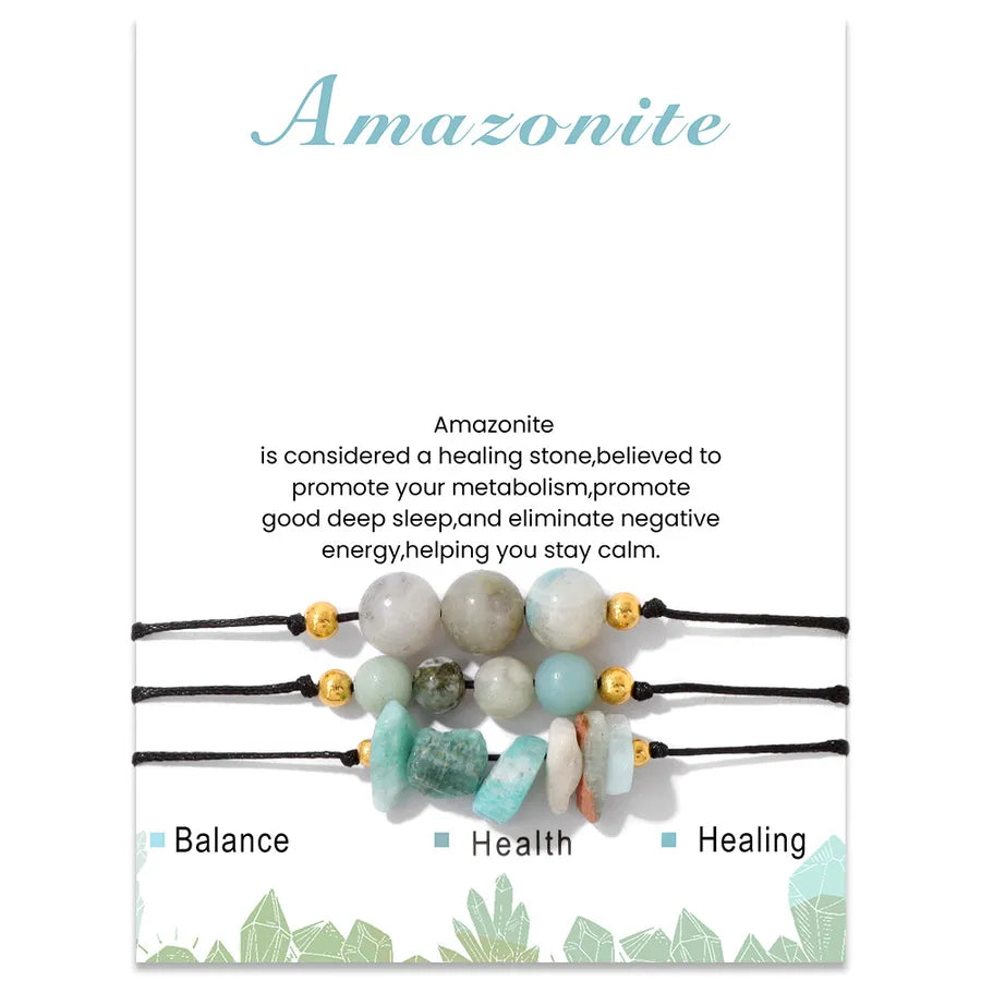 Simple Style Classic Style Round natural stone Bracelets In Bulk