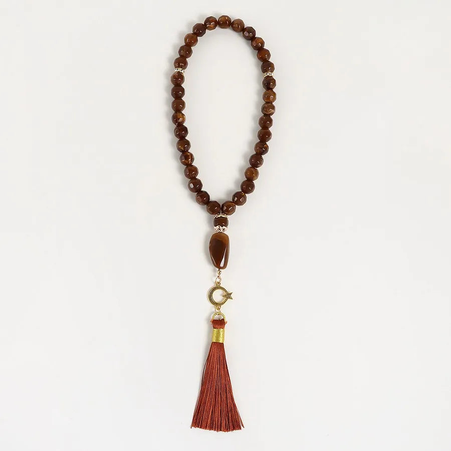 Classical Ethnic Style Round Tassel Arylic Alloy Wholesale Rosary