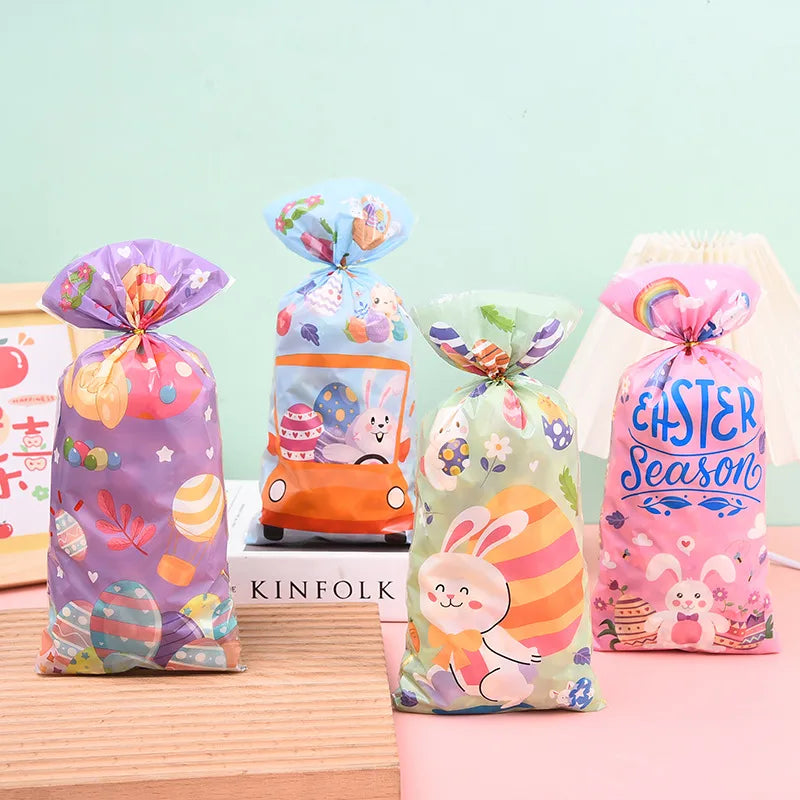 Easter Cute Rabbit Plastic Party Gift Wrapping Supplies Gift Wrapping Supplies 1 Set