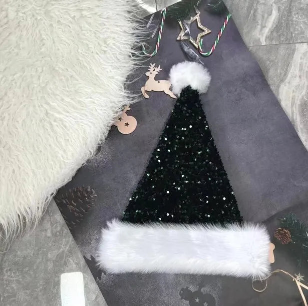 Christmas Basic Simple Style Color Block Nonwoven Party Festival christmas hat