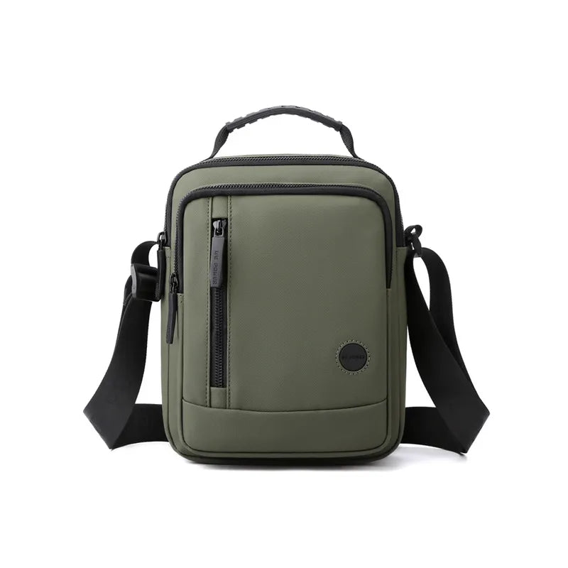 Basic Solid Color Zipper Functional Backpack